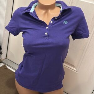 Y2K aeropostale polo shirt top tee size M medium
